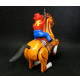 MTU Made in Korea - Giocattolo Vintage LATTA E PLASTICA - COWBOY