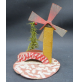 MULINO IN CARTA PER PRESEPE VINTAGE - ALTEZZA : 12 CM