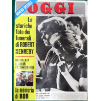 OGGI 20 GIU 1968 - I FUNERALI DI BOB KENNEDY - NUMERO SPECIALE -