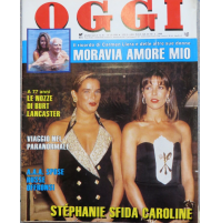 OGGI- N° 41 1990 - MORAVIA CARMEN LLERA STEPHANIE CAROLINE DI MONACO B. LANCASTE