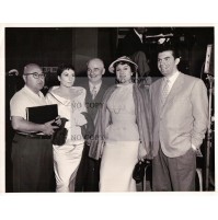 ORIGINAL PHOTO 1950ca - Robert Lewis (Director) - SILVANA PAMPANINI (FT-30)