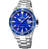 OROLOGIO FESTINA PRESTIGE F20360/1 BLU CON CINTURINO IN ACCIAIO, UNISEX