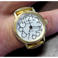 Orologio vintage da dito Pierre Louis - giro dito a molla -