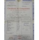 PAGELLA DIPLOMA CERTIFICATO DI COMPIMENTO SCUOLA FEMMINILE DI ALASSIO - 1942