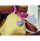 PELUCHE GADGET MILKA - SCOIATTOLO CON CERNIERA SULLA SCHIENA - 