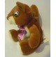 PELUCHE GADGET MILKA - SCOIATTOLO CON CERNIERA SULLA SCHIENA - 