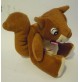 PELUCHE GADGET MILKA - SCOIATTOLO CON CERNIERA SULLA SCHIENA - 