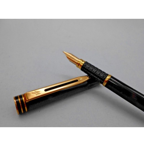 Waterman Executive stilografica con pennino oro 18 kt + penna a