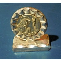 PICCOLA IMMAGINE DELLA MADONNA CHE PREGA CRISTO IN CROCE - VINTAGE -