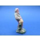 PICCOLA STATUINA DEL PRESEPE IN TERRACOTTA - ANZIANO - ALTEZZA : 6 Cm