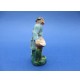 PICCOLA STATUINA DEL PRESEPE IN TERRACOTTA - CONTADINO  ALTEZZA : 6,5 Cm