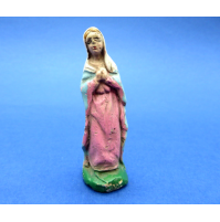 PICCOLA STATUINA DEL PRESEPE IN TERRACOTTA - MADONNA / MARIA  ALTEZZA : 6 Cm