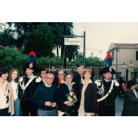 PIETRA LIGURE Anno 2001 - INAUGURAZIONE - VIA BELLINO - MARESCIALLO CARABINIERI