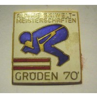 PIN SPILLA ALPINE SKIWELT-MEISTERSCHAFTEN - GRODEN 1970 -  (S-O-8)