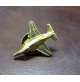 PIN SPILLA DORATA - AEROPLANO MILITARE - JET -