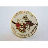 PIN SPILLA - LEWIS BROS STAGES - UTAH POWDER HOUND - VINTAGE - 