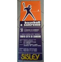 POSTER BASEBALL A SANREMO 2° TORNEO SERIE NAZIONALE 1982  (MAN)