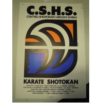 POSTER MANIFESTO - C.S.H.S. KARATE SHOTOKAN SANREMO -   (MAN)