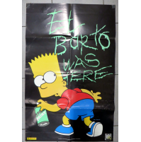 POSTER VINTAGE BART SIMPSONS - PANINI - 52 X 81 CM