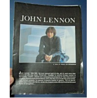 POSTER di JOHN LENNON INSERTO N.15 RIVISTA ROCKSTAR 1981 - 