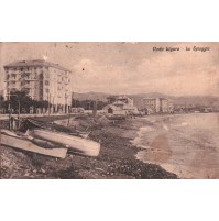RARA CARTOLINA DI VADO LIGURE SAVONA - LA SPIAGGIA - 1928 