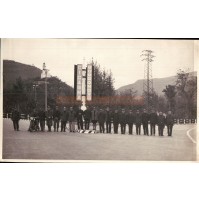 RARA FOTO - GRUPPO DI CANTONIERI A CICAGNA BORGONOVO PROV. DI GENOVA 1933 32-1