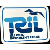 RARO ADESIVO - TRIL TELE RADIO INDIPENDENTE LIGURE - 1970ca