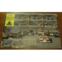 RARO MANIFESTO POSTER - AUTO SPRINT BRIVIDO A DETROIT - FORMULA 1 