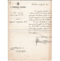 REGIA CANNONIERA VOLTURNO VENEZIA 1899 ALLA DELEGAZIONE DI LAIGUEGLIA 8-67