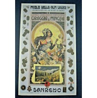 RIPRODUZIONE MANIFESTO - MIELE OREGGIA & MINOJA SANREMO  - 1930ca