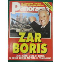 RIVISTA PANORAMA - ZAR BORIS ELTSIN - RUSSIA - COMUNISMO SETT 1991