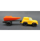 SORPRESINA KINDER IN PLASTICA - COMPONIBILE - K92 N.81 - JEEP RIMORCHIO BARCA