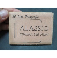 SOUVENIR DI ALASSIO 20 VERE FOTOGRAFIE - RIVIERA DEI FIORI - 1930ca