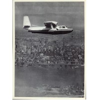 STAMPA - ARCHIVIO FOTOGRAFICO PIAGGIO - PIAGGIO P 136 A NEW YORK -