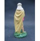 STATUINA DEL PRESEPE IN CARTAPESTA - ANZIANO CHE PREGA -