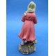 STATUINA DEL PRESEPE IN CARTAPESTA - DONNA CON PAPERA -