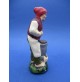 STATUINA DEL PRESEPE IN GESSO - VINTAGE - CASTAGNE -