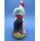 STATUINA DEL PRESEPE IN GESSO - VINTAGE - POLENTA -