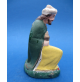 STATUINA DEL PRESEPE IN GESSO - VINTAGE - RE MAGIO - ALTEZZA : 9,8 Cm