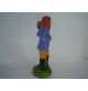 STATUINA DEL PRESEPE IN PASTA ANNI '50 - VINTAGE - PESCIVENDOLO --- (S/VP)