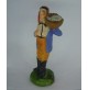 STATUINA DEL PRESEPE IN PASTA ANNI '50 - VINTAGE - PESCIVENDOLO --- (S/VP)