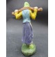 STATUINA DEL PRESEPE IN PASTA - CONTADINA -