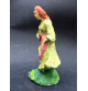 STATUINA DEL PRESEPE IN PASTA - CONTADINA CON PECORA PECORELLA -