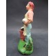 STATUINA DEL PRESEPE IN PASTA - CUOCOE - ALTEZZA : 10 CM