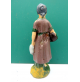 STATUINA DEL PRESEPE IN PASTA - DONNA CONTADINA -