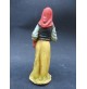 STATUINA DEL PRESEPE IN PASTA - RAGAZZA CON SACCO ROSSO -