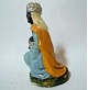 STATUINA DEL PRESEPE IN PASTA -  RE MAGIO  - VINTAGE 1970ca -- BALDASSARE