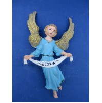 STATUINA DEL PRESEPE IN PLASTICA -- ANGELO GLORIA X CAPANNA -- ALTEZZA 11 Cm