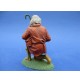 STATUINA DEL PRESEPE IN PLASTICA -- CONTADINO CON BASTONE - ALTEZZA 7 Cm