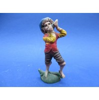 STATUINA DEL PRESEPE IN PLASTICA -- MUSICISTA - ALTEZZA 9,5 Cm